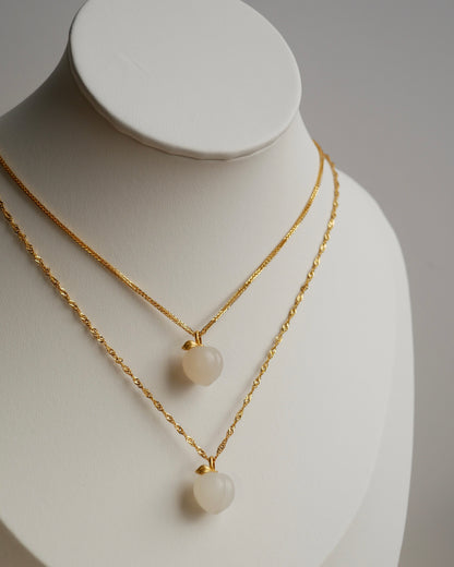 桃子物語  ｜Peach fuzz pendant