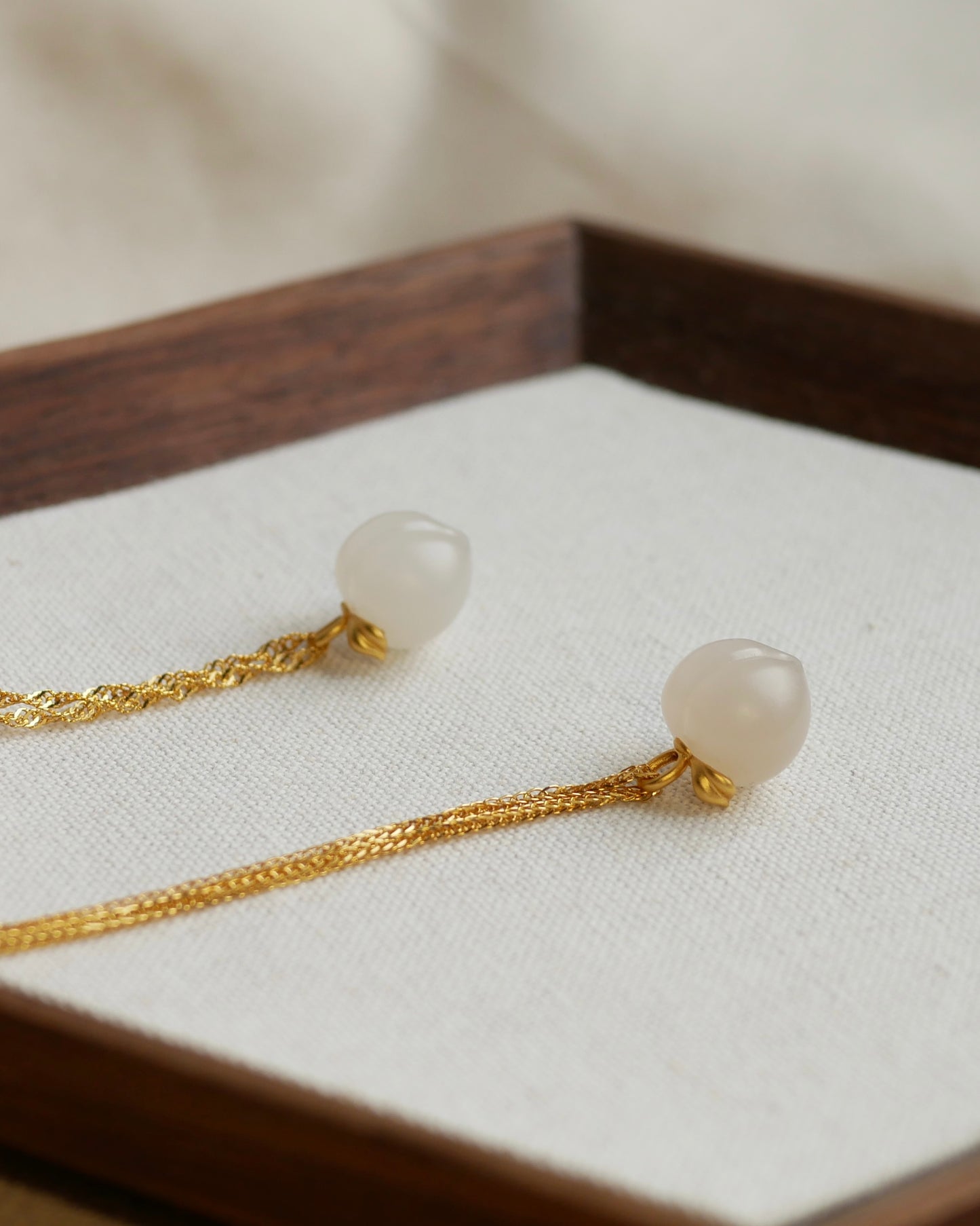 桃子物語  ｜Peach fuzz pendant