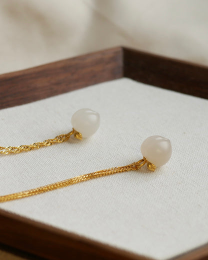 桃子物語  ｜Peach fuzz pendant