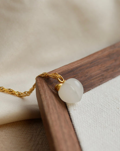 桃子物語  ｜Peach fuzz pendant
