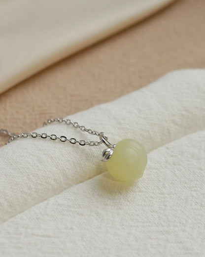 桃子物語  ｜Peach fuzz pendant