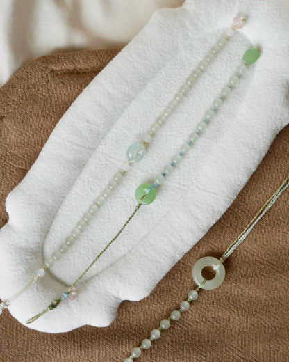 聽泉 | White tea bracelet